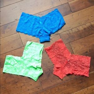 Sexy Lace Boyshorts Panties